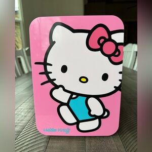 Hello Kitty Pink & Teal 6 Can Mini Fridge Thermoelectric Cooler